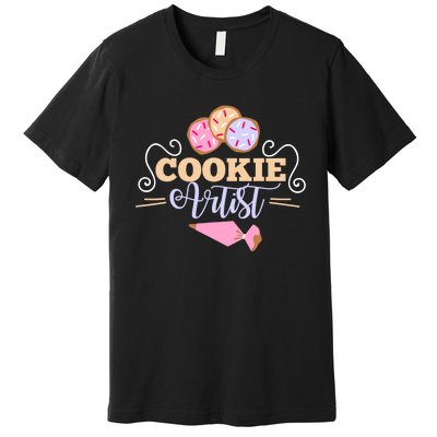 Cookie Decorator Baker Design For Cookie Cutter Fans Premium T-Shirt