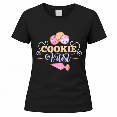 Cookie Decorator Baker Design For Cookie Cutter Fans Women's T-Shirt