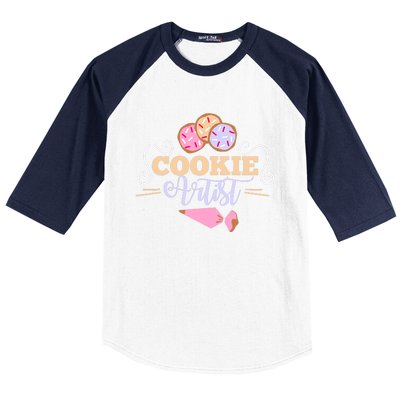 Cookie Decorator Baker Design For Cookie Cutter Fans Baseball Sleeve Shirt