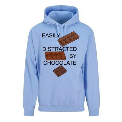 Chocolatier Distracted By Chocolate Funny Quote Gift Unisex Surf Hoodie