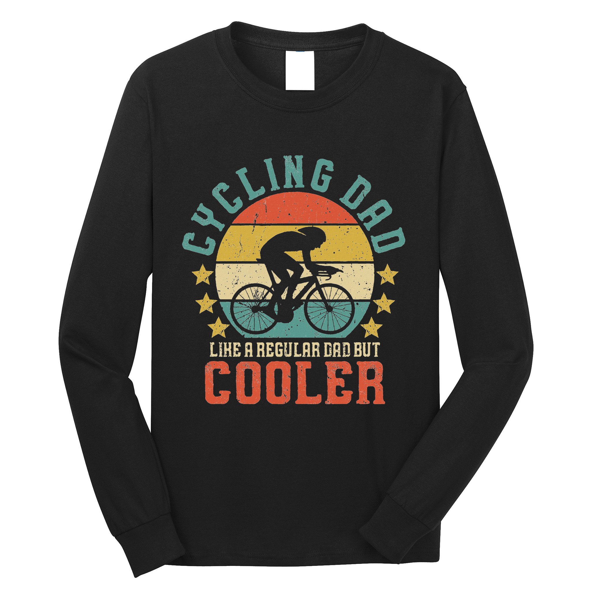 Cycling Dad Bike Rider & Cyclist FatherS Day Long Sleeve Shirt