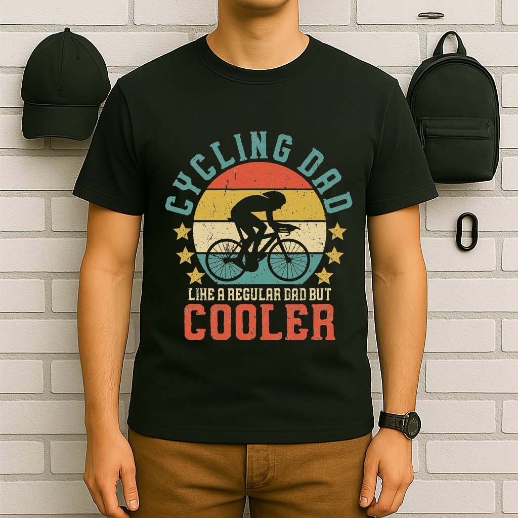 Cycling Dad Bike Rider & Cyclist FatherS Day T-Shirt
