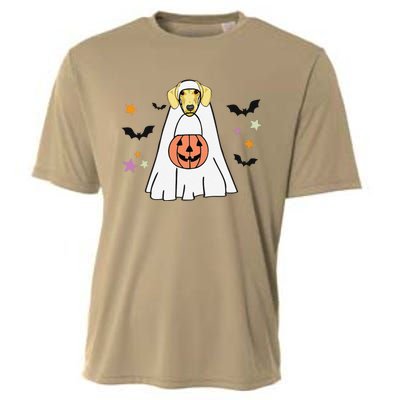 Cream Dachshund Boo Ghost Dog Lover Halloween Cooling Performance Crew T-Shirt