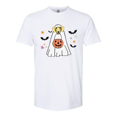 Cream Dachshund Boo Ghost Dog Lover Halloween Softstyle® CVC T-Shirt