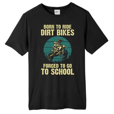 Cute Dirt Bike Art For Women Motorcycle Dirtbike Tall Fusion ChromaSoft Performance T-Shirt