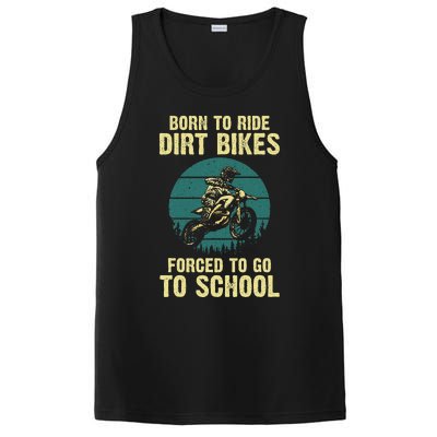 Cute Dirt Bike Art For Women Motorcycle Dirtbike PosiCharge Competitor Tank