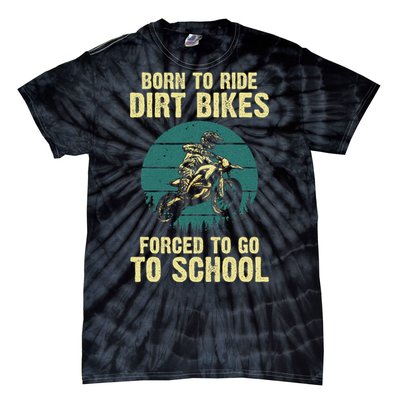 Cute Dirt Bike Art For Women Motorcycle Dirtbike Tie-Dye T-Shirt