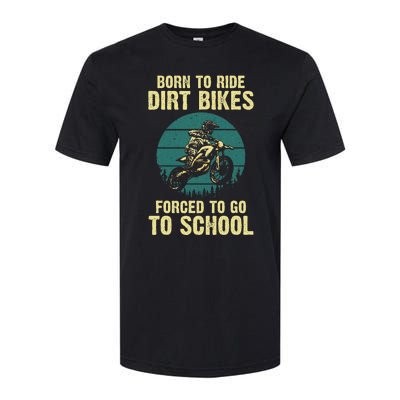 Cute Dirt Bike Art For Women Motorcycle Dirtbike Softstyle CVC T-Shirt