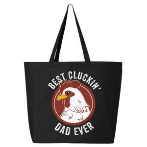 Chicken Dad Best Cluckin' Dad Ever Farmer Chicken Farmer 25L Jumbo Tote