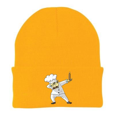 Cute Dabbing Chef Funny Dab Dance Pastry Cook Food Gift Knit Cap Winter Beanie