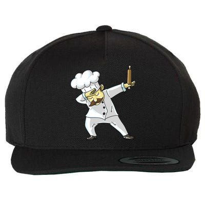 Cute Dabbing Chef Funny Dab Dance Pastry Cook Food Gift Wool Snapback Cap