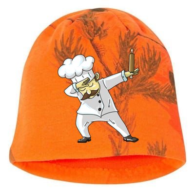 Cute Dabbing Chef Funny Dab Dance Pastry Cook Food Gift Kati - Camo Knit Beanie