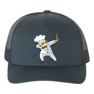 Cute Dabbing Chef Funny Dab Dance Pastry Cook Food Gift Yupoong Adult 5-Panel Trucker Hat