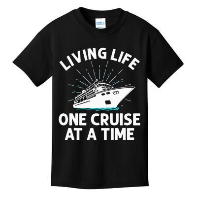 Cruising Designs Cruise Ship Funny Cruising Lovers Kids T-Shirt