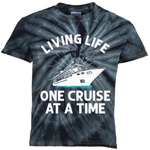 Cruising Designs Cruise Ship Funny Cruising Lovers Kids Tie-Dye T-Shirt