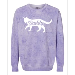 Cat Daddy Cat Dad Great Gift Colorblast Crewneck Sweatshirt