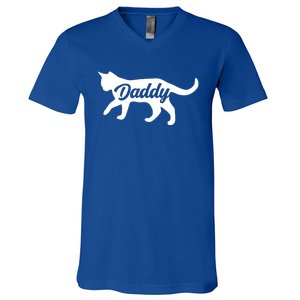 Cat Daddy Cat Dad Great Gift V-Neck T-Shirt