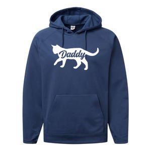 Cat Daddy Cat Dad Great Gift Performance Fleece Hoodie