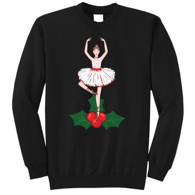 Cute Dance Christmas Ballerina Girls Ballet Dancer Sweatshirt