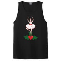 Cute Dance Christmas Ballerina Girls Ballet Dancer PosiCharge Competitor Tank