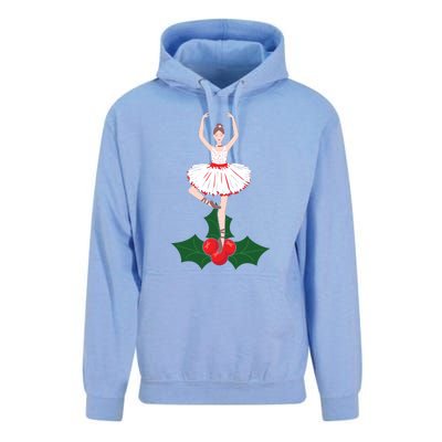 Cute Dance Christmas Ballerina Girls Ballet Dancer Unisex Surf Hoodie