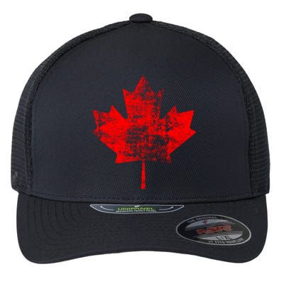 Canada Day Canadian Maple Leaf Gift Canada Pride Flexfit Unipanel Trucker Cap