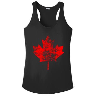 Canada Day Canadian Maple Leaf Gift Canada Pride Ladies PosiCharge Competitor Racerback Tank