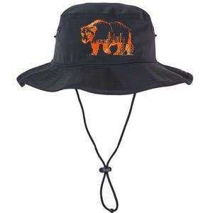 Chicago Downtown City Skyline Illinois Pride Legacy Cool Fit Booney Bucket Hat