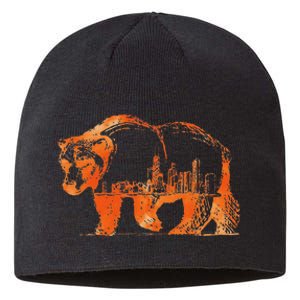 Chicago Downtown City Skyline Illinois Pride Sustainable Beanie