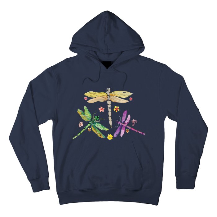 Colorful Dragonflies Hoodie