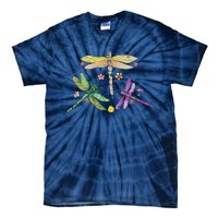 Colorful Dragonflies Tie-Dye T-Shirt