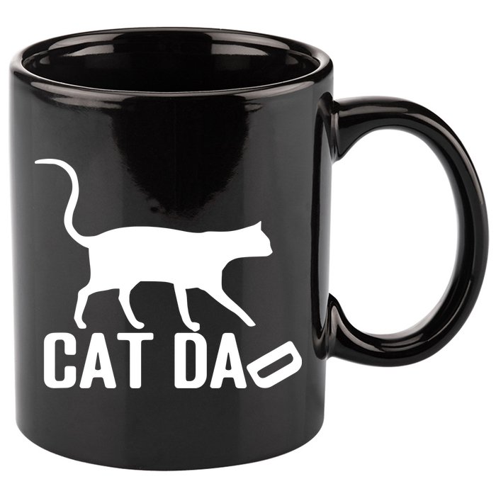 Cat Dad 11oz C Handle Ceramic Mug