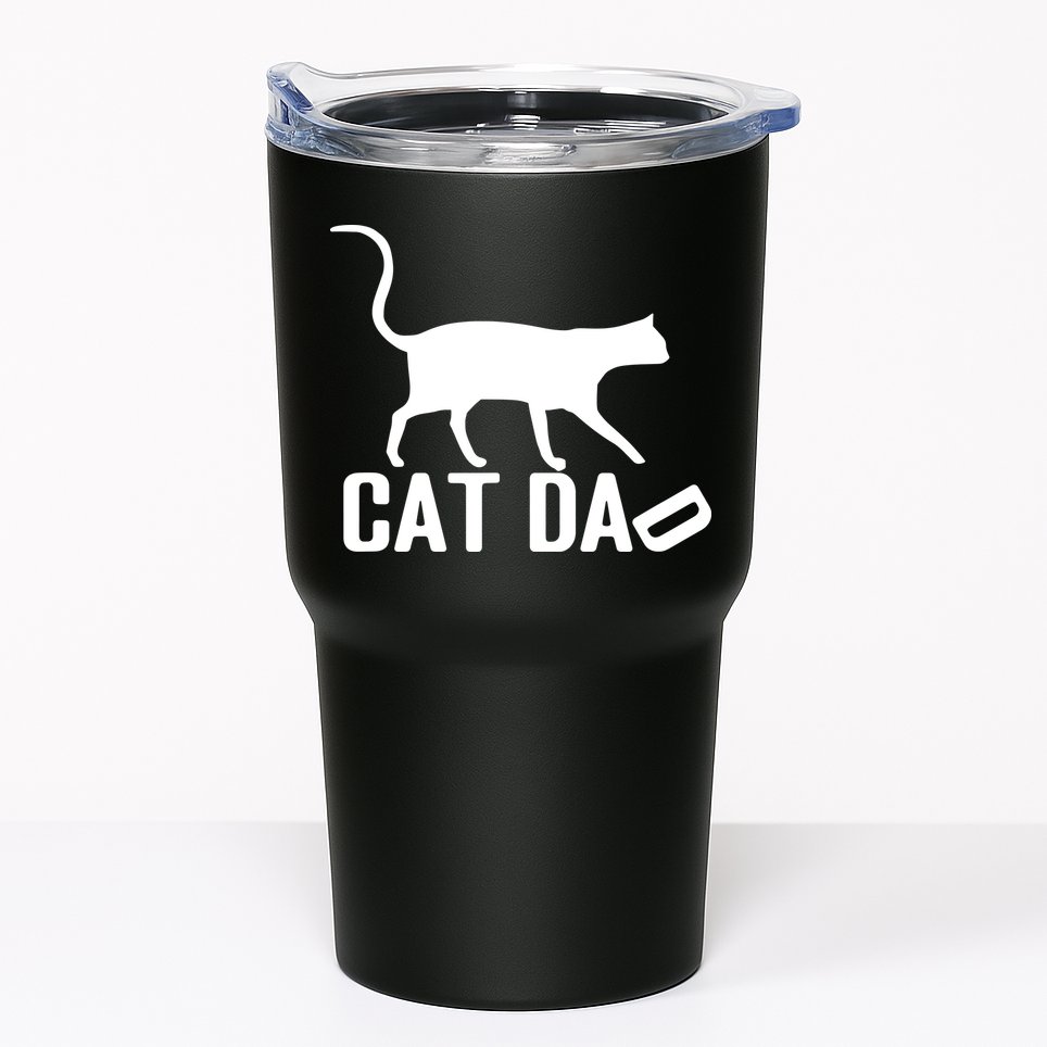 Cat Dad Tumbler