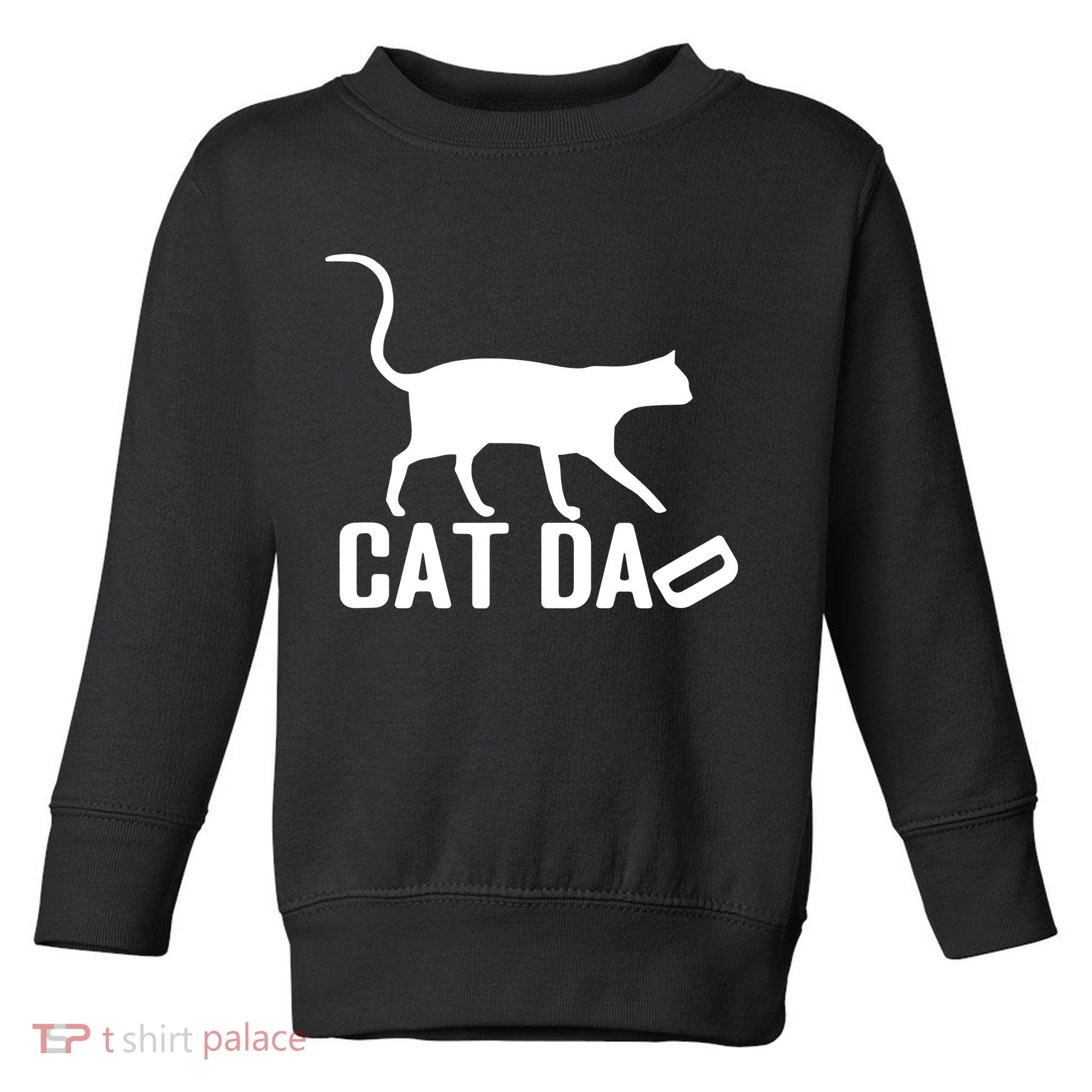 Cat Dad Toddler Sweatshirt
