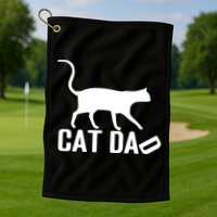 Cat Dad Golf Towel