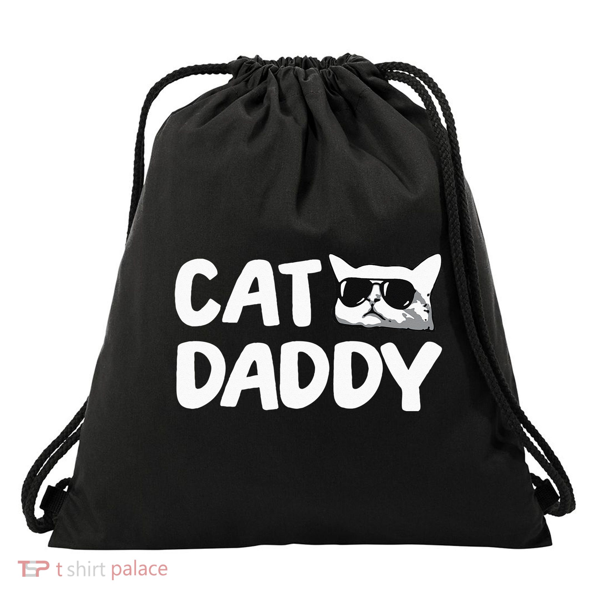 Cat Daddy Drawstring Bag
