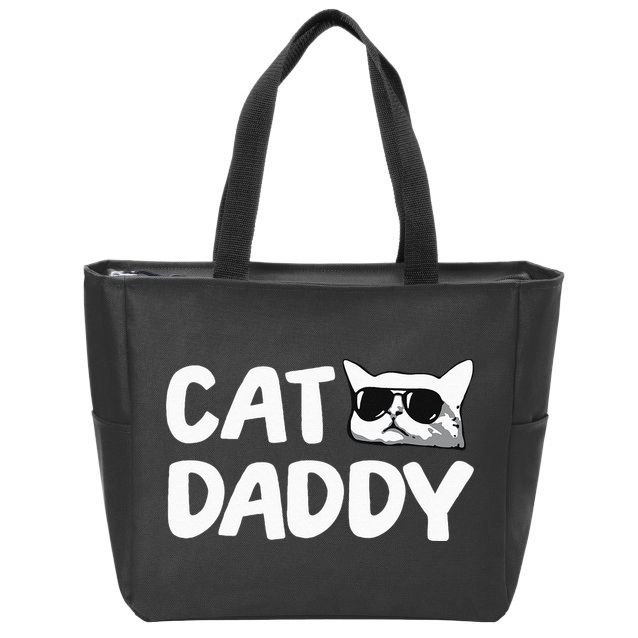 Cat Daddy Zip Tote Bag