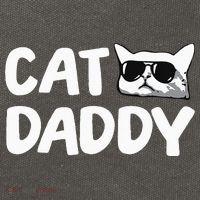 Cat Daddy Cotton Canvas Backpack