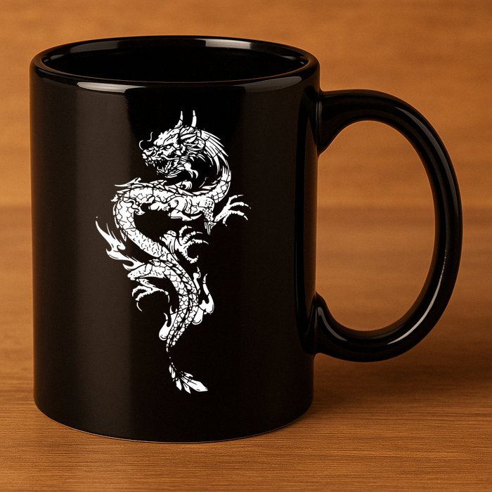 Chinese Dragon Chinese And Dragon Lover 11oz C Handle Ceramic Mug