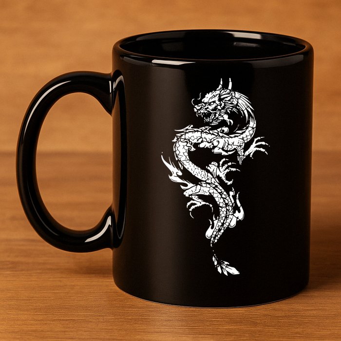 Chinese Dragon Chinese And Dragon Lover 11oz C Handle Ceramic Mug