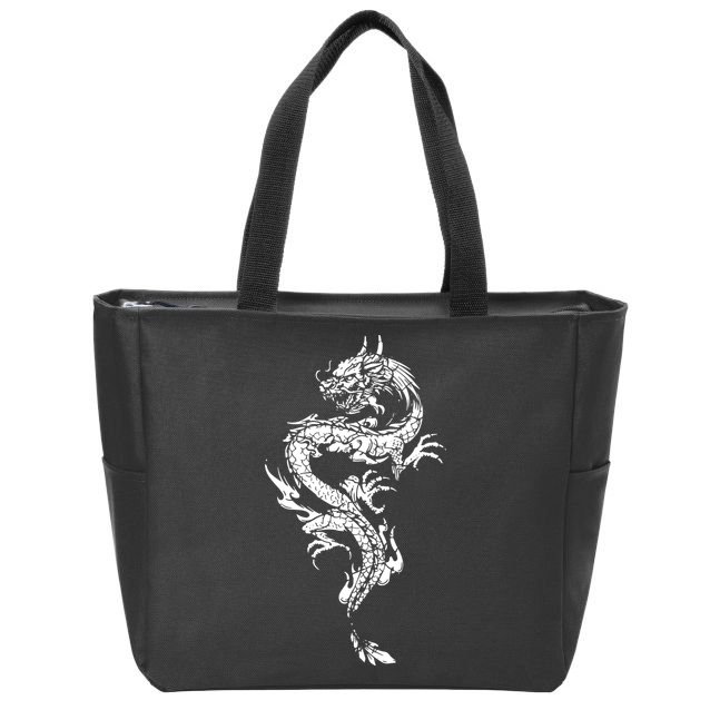 Chinese Dragon Chinese And Dragon Lover Zip Tote Bag
