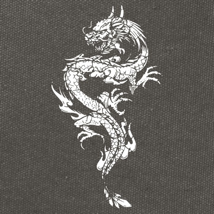 Chinese Dragon Chinese And Dragon Lover Cotton Canvas Backpack