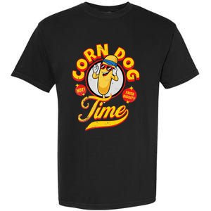 Corn Dog Carnival Food Fried Corndog Lover Garment-Dyed Heavyweight T-Shirt