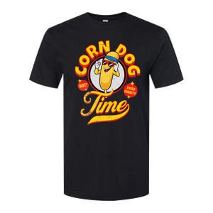 Corn Dog Carnival Food Fried Corndog Lover Softstyle CVC T-Shirt