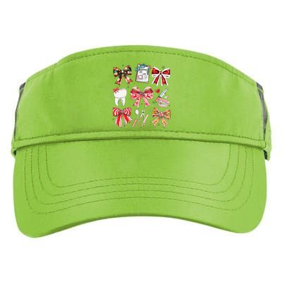 Coquette Dental Christmas Dental Hygienist Stay Merry Bright Adult Drive Performance Visor