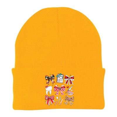 Coquette Dental Christmas Dental Hygienist Stay Merry Bright Knit Cap Winter Beanie