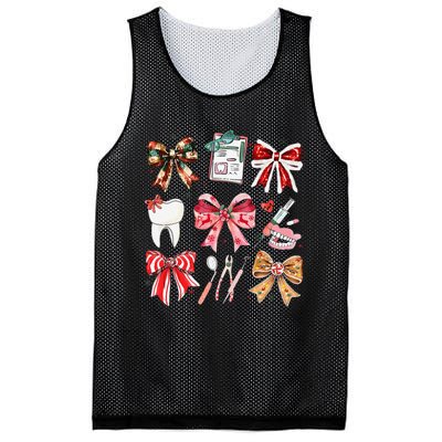 Coquette Dental Christmas Dental Hygienist Stay Merry Bright Mesh Reversible Basketball Jersey Tank