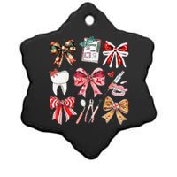 Coquette Dental Christmas Dental Hygienist Stay Merry Bright Ceramic Star Ornament