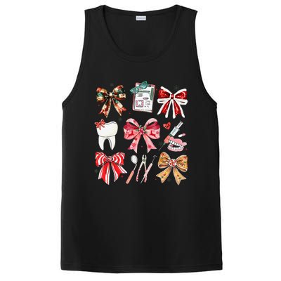 Coquette Dental Christmas Dental Hygienist Stay Merry Bright PosiCharge Competitor Tank