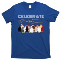 Celebrate Diversity Chickens Funny Graphic Tee Chicken Cute Gift T-Shirt